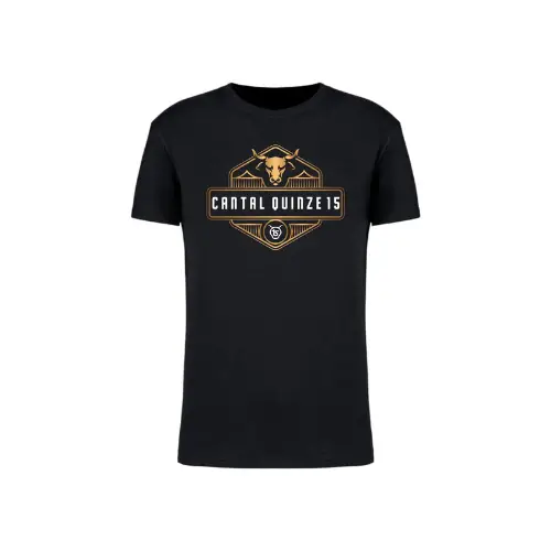 Cantal Shop | TEE SHIRT PATCH OR NOIR