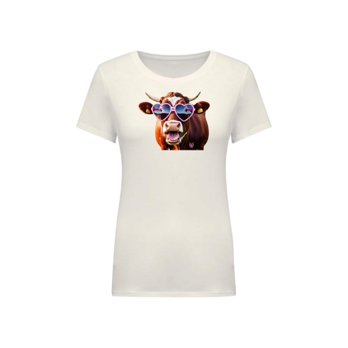 Cantal Shop | TEE SHIRT VACHE LUNETTE 