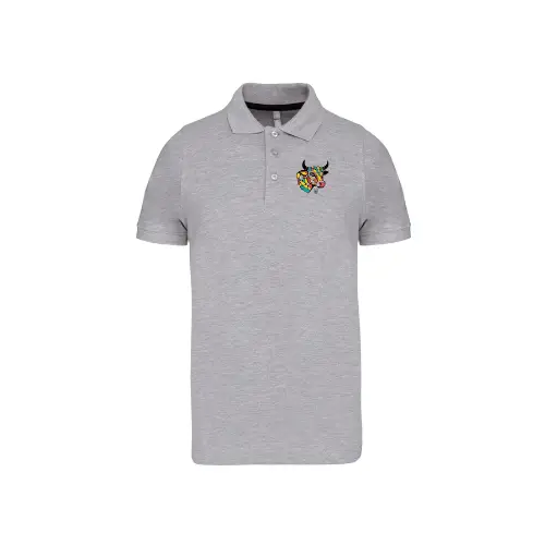 Cantal Shop | POLO MANCHES COURTES VACHE CALEIDOSCOPE