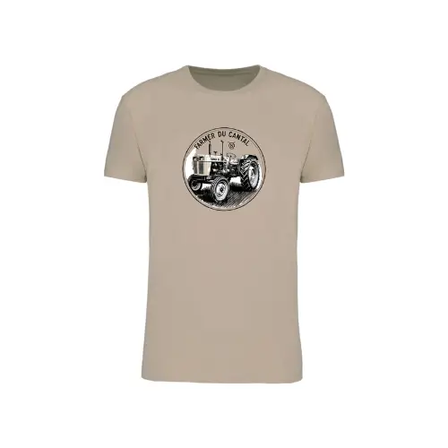 Cantal Shop | TEE SHIRT FARMER DU CANTAL BEIGE