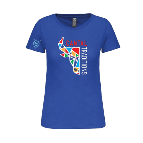 Cantal Shop |  -  TEE-SHIRT ENFANT CANTAL TRADITIONS BLEU