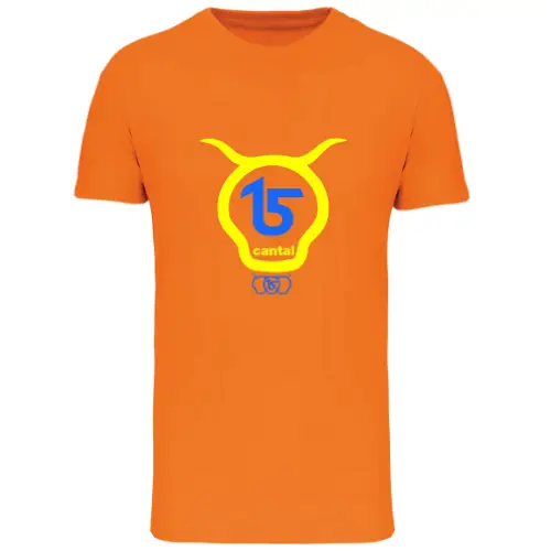 Cantal Shop | TEE-SHIRT ENFANT ORANGE SALERS 15