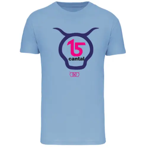 Cantal Shop | TEE-SHIRT ENFANT BLEU CIEL SALERS 15