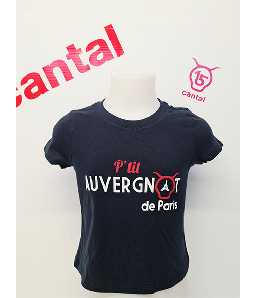 Cantal Shop | TEE-SHIRT ENFANT P'TIT AUVERGNAT DE PARIS