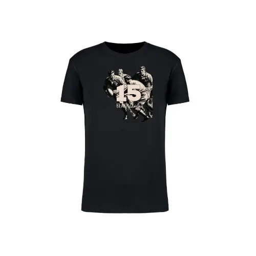 Cantal Shop | TEE SHIRT RUGBY VINTAGE NOIR
