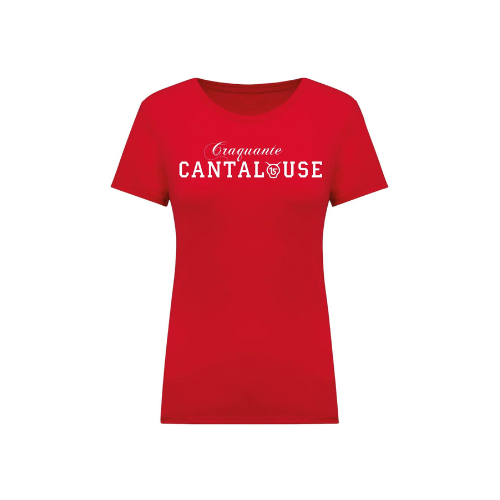 Cantal Shop | TEE SHIRT CRAQUANTE CANTALOUSE ROUGE