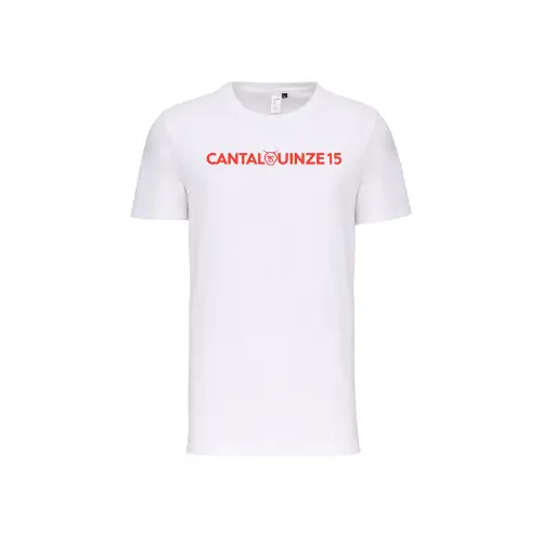 Cantal Shop | TEE SHIRT CANTAL QUINZE TORSE BLANC