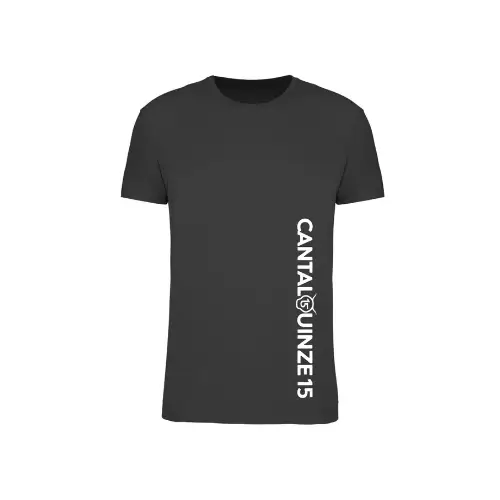 Cantal Shop | TEE SHIRT CANTAL QUINZE LATERAL GRIS