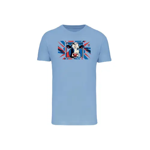 Cantal Shop | TEE SHIRT VACHE BBR BLEU