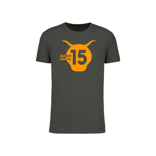Cantal Shop | TEE SHIRT TETE PLEINE ORANGE