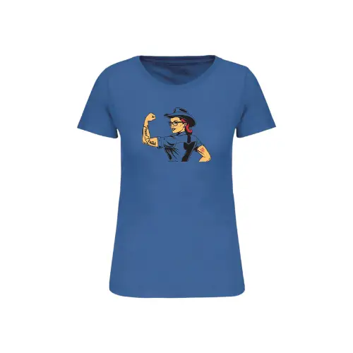 Cantal Shop | TEE SHIRT CANTAL POWER 2025 BLEU AZUR 