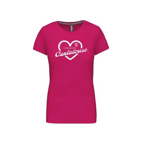 Cantal Shop | TEE SHIRT CRAQUANTE CANTALOUSE FUSCHIA 