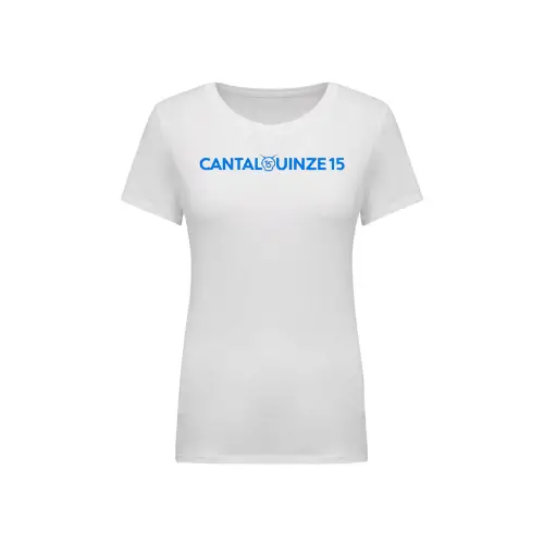 Cantal Shop | TEE SHIRT CANTAL QUINZE TORSE BLANC 