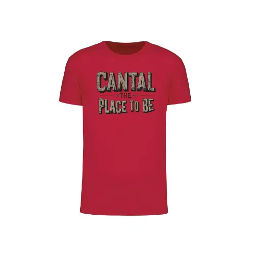 Cantal Shop | TEE SHIRT PLACE TO BE ROUGE