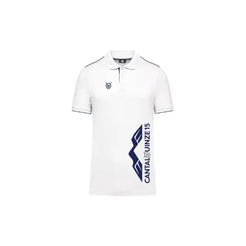Cantal Shop | POLO MANCHES COURTES CANTAL QUINZE LATERAL