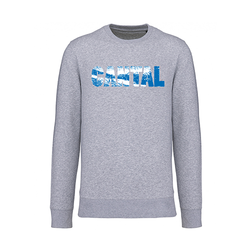 Cantal Shop | SWEAT COL ROND CANTAL GRIS