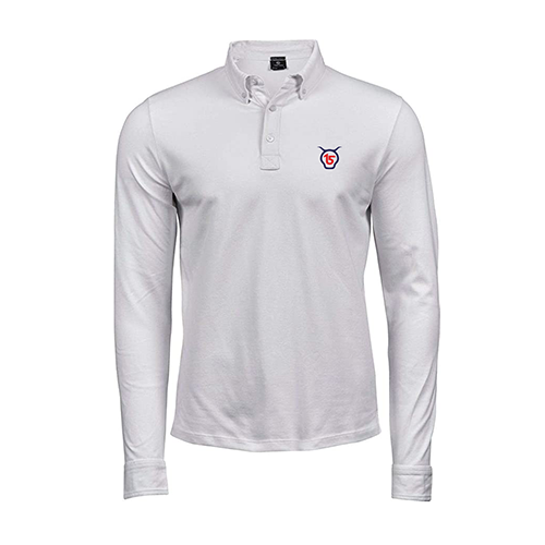 Cantal Shop | POLO MANCHES LONGUES SALERS 15 BLANC