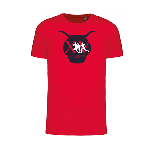 Cantal Shop |  - TEE-SHIRT RUGBY XV SALERS ROUGE