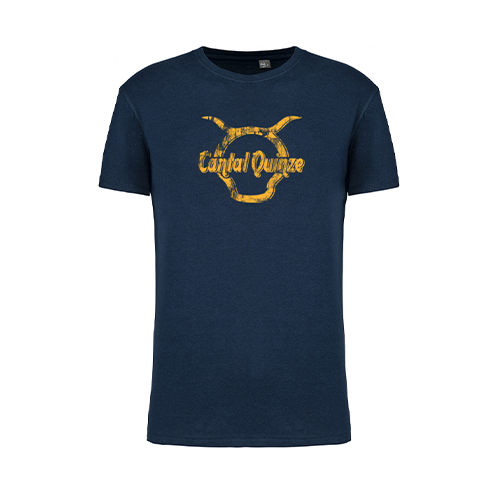 Cantal Shop |  - TEE-SHIRT CANTAL QUINZE VIEILLI MARINE