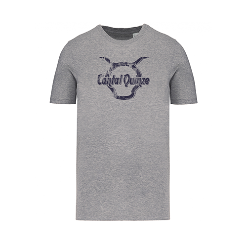 Cantal Shop |  - TEE-SHIRT CANTAL QUINZE VIEILLI GRIS