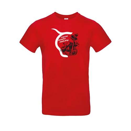 Cantal Shop |  - TEE-SHIRT ENDURO ROUGE