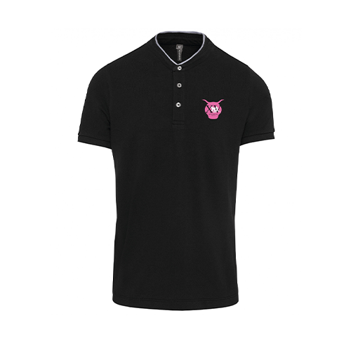 Cantal Shop |  - POLO COL MAO RUGBY XV SALERS NOIR