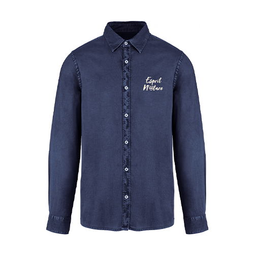 Cantal Shop |  - CHEMISE DÉLAVÉE ESPRIT NATURE MARINE