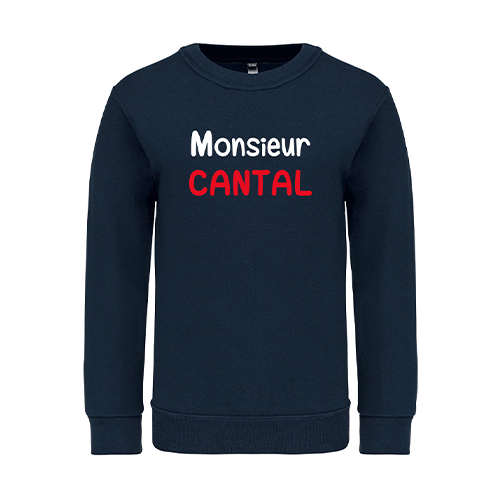 Cantal Shop |  - SWEAT ENFANT MONSIEUR CANTAL MARINE