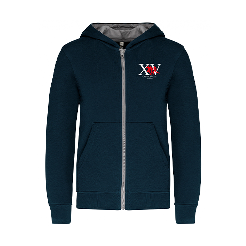 Cantal Shop |  - SWEAT ZIPPÉ ENFANT XV MARINE