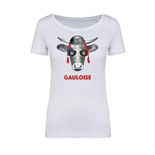 Cantal Shop |  - TEE-SHIRT GAULOISE BLANC