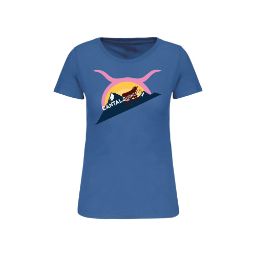 Cantal Shop | TEE SHIRT MONTS CANTAL BLEU